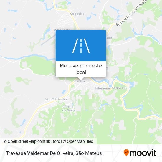 Travessa Valdemar De Oliveira mapa