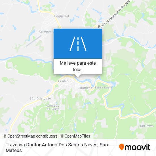 Travessa Doutor Antôno Dos Santos Neves mapa