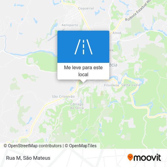 Rua M mapa