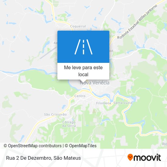 Rua 2 De Dezembro mapa