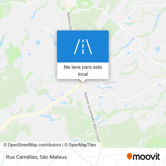 Rua Camélias mapa