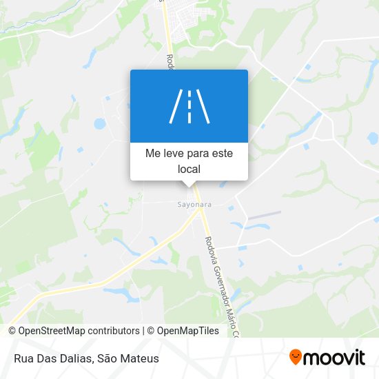 Rua Das Dalias mapa