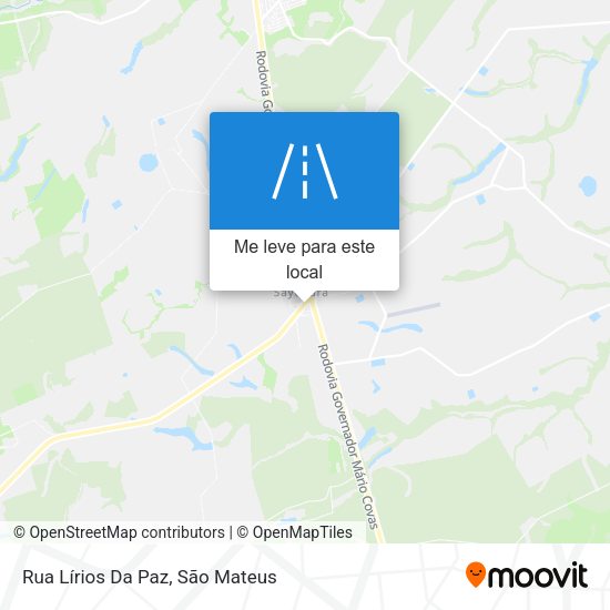 Rua Lírios Da Paz mapa
