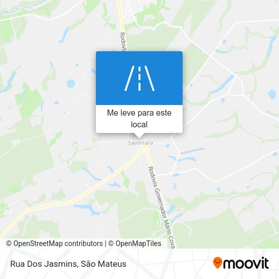 Rua Dos Jasmins mapa