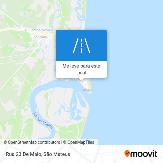 Rua 23 De Maio mapa