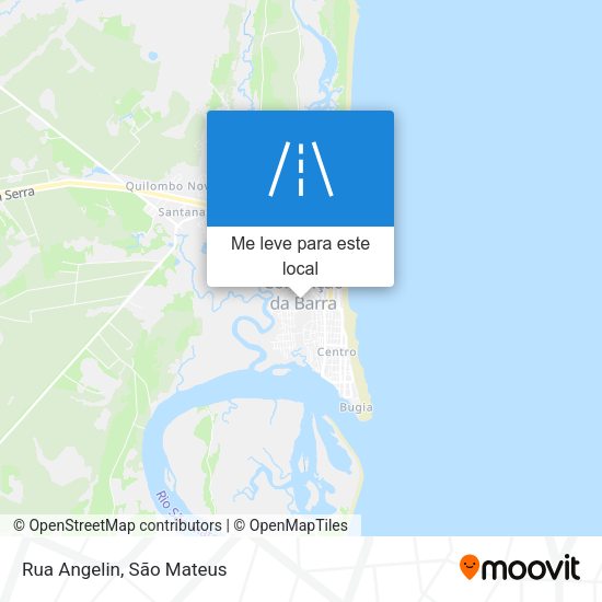 Rua Angelin mapa