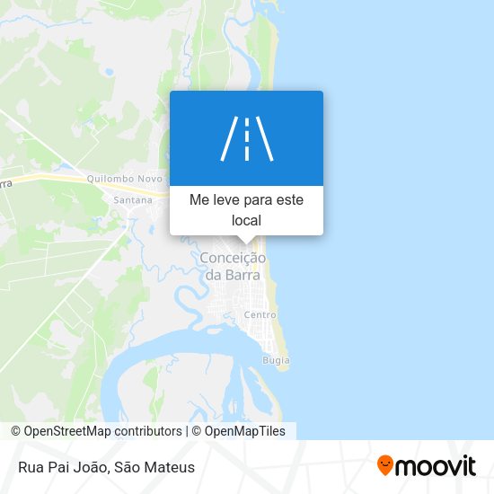 Rua Pai João mapa