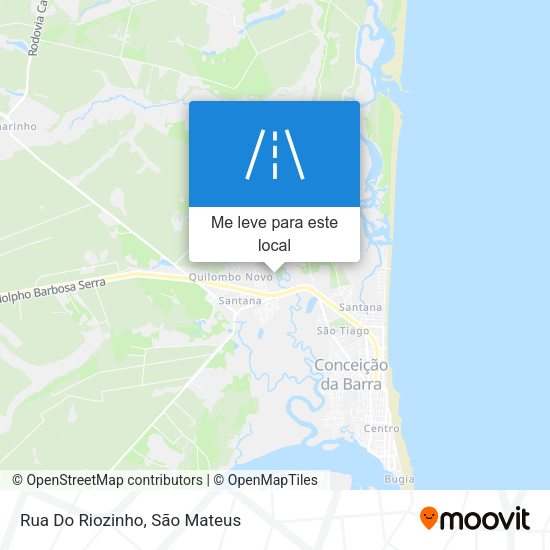 Rua Do Riozinho mapa