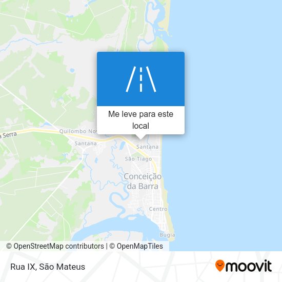 Rua IX mapa