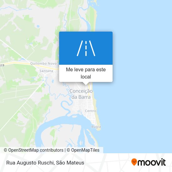 Rua Augusto Ruschi mapa