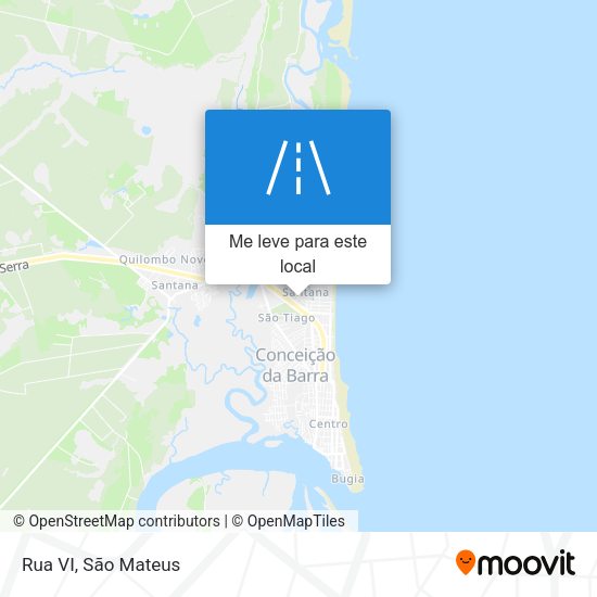 Rua VI mapa