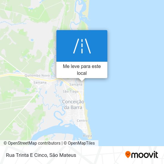 Rua Trinta E Cinco mapa