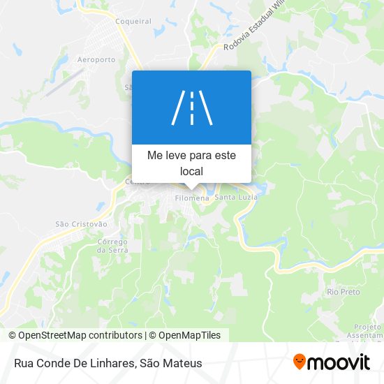 Rua Conde De Linhares mapa