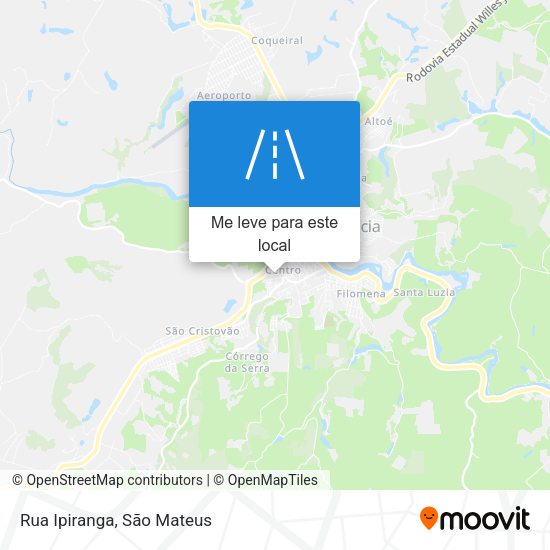 Rua Ipiranga mapa