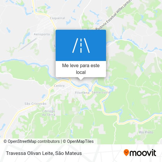 Travessa Olivan Leite mapa