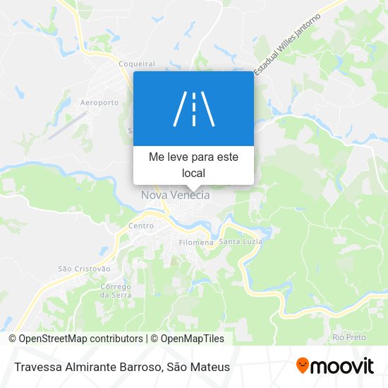 Travessa Almirante Barroso mapa