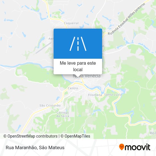 Rua Maranhão mapa