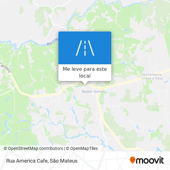 Rua America Cafe mapa