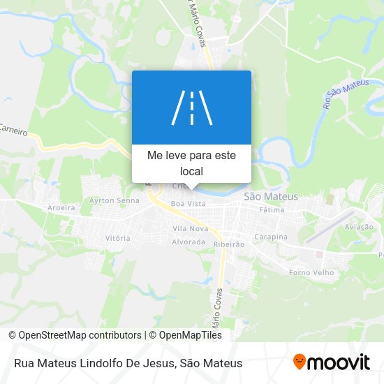 Rua Mateus Lindolfo De Jesus mapa