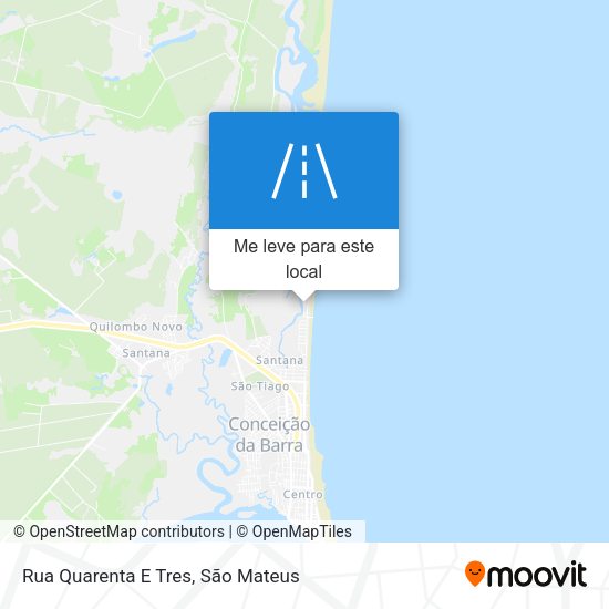 Rua Quarenta E Tres mapa