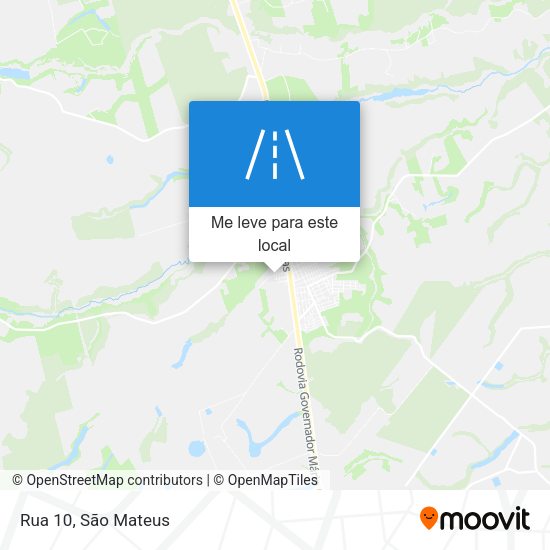 Rua 10 mapa