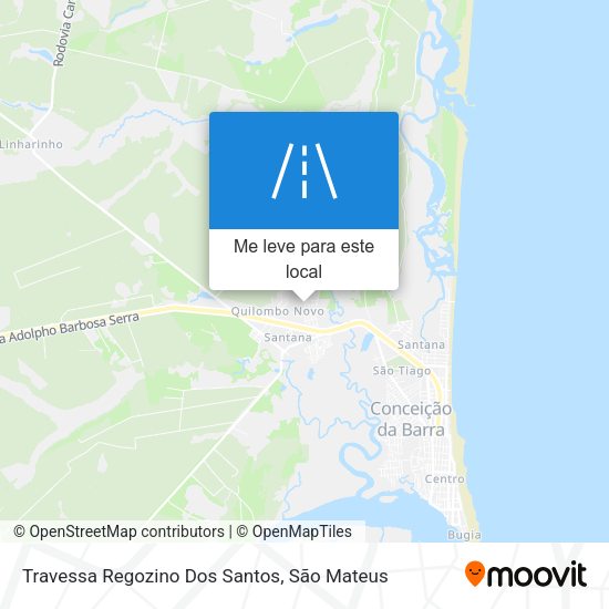 Travessa Regozino Dos Santos mapa