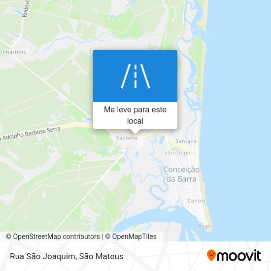 Rua São Joaquim mapa