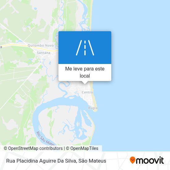 Rua Placidina Aguirre Da Silva mapa
