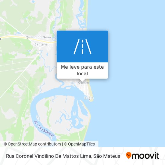 Rua Coronel Vindilino De Mattos Lima mapa