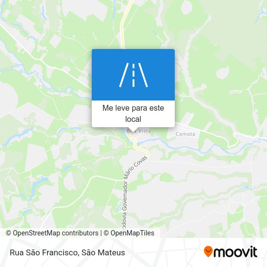 Rua São Francisco mapa