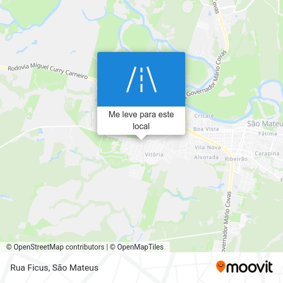 Rua Ficus mapa