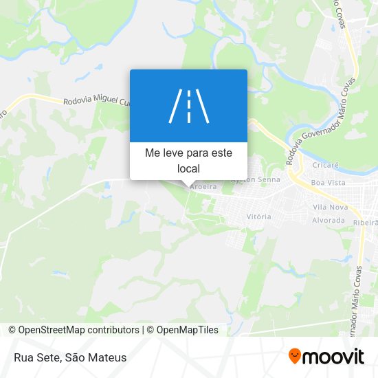 Rua Sete mapa
