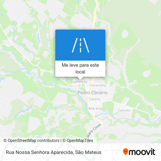 Rua Nossa Senhora Aparecida mapa