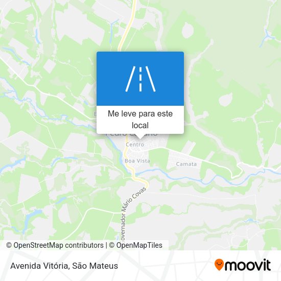 Avenida Vitória mapa