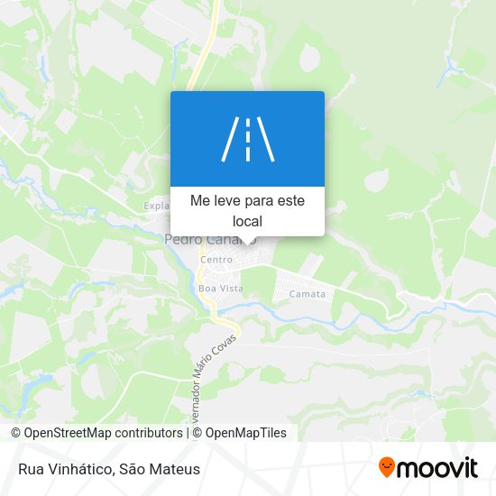 Rua Vinhático mapa