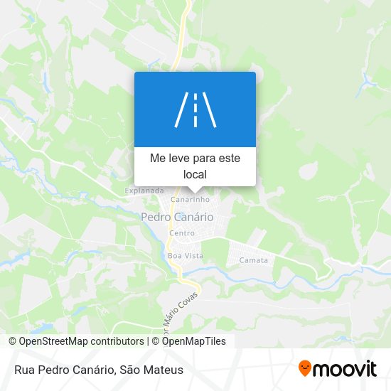 Rua Pedro Canário mapa