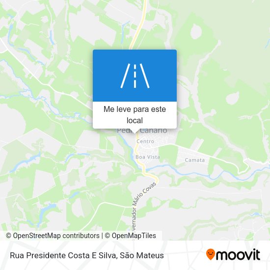 Rua Presidente Costa E Silva mapa