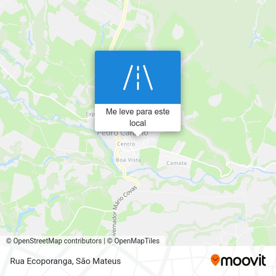 Rua Ecoporanga mapa