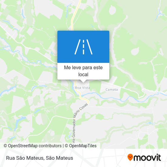 Rua São Mateus mapa