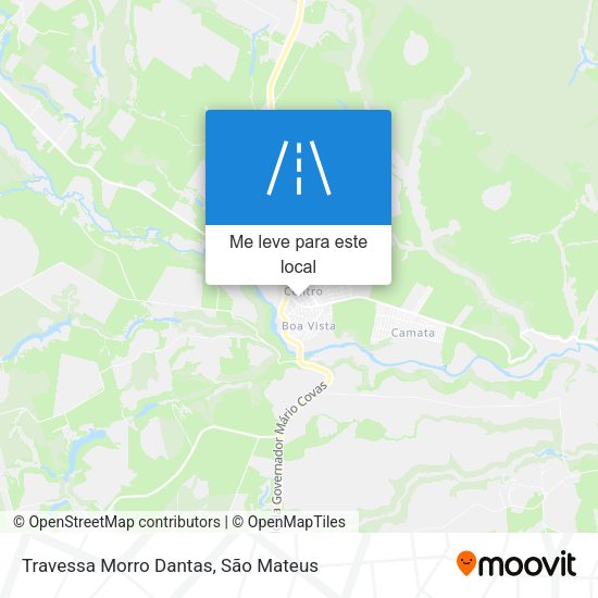 Travessa Morro Dantas mapa