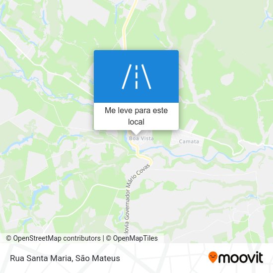 Rua Santa Maria mapa