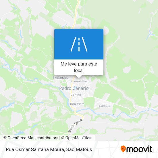 Rua Osmar Santana Moura mapa