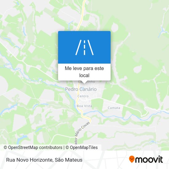 Rua Novo Horizonte mapa