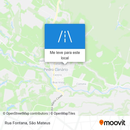 Rua Fontana mapa