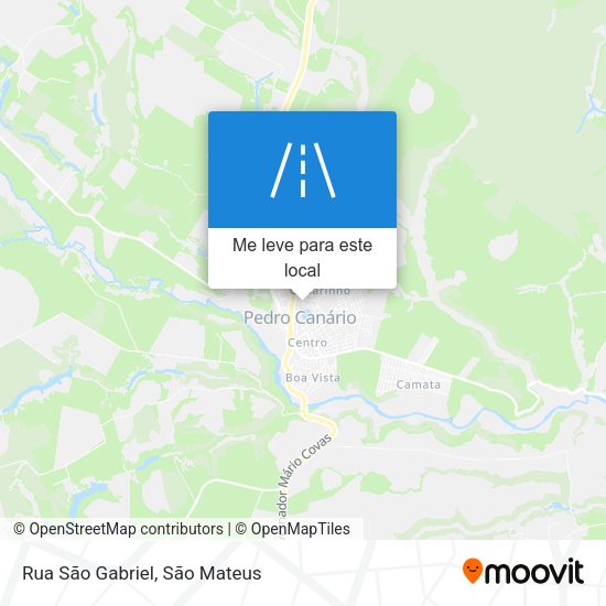 Rua São Gabriel mapa