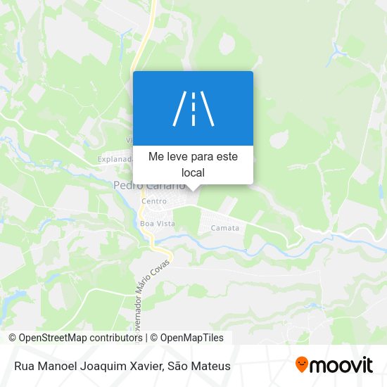 Rua Manoel Joaquim Xavier mapa