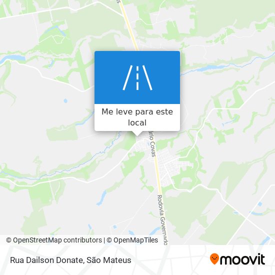 Rua Dailson Donate mapa