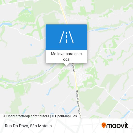 Rua Do Povo mapa