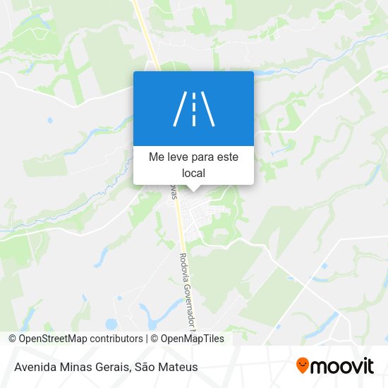 Avenida Minas Gerais mapa