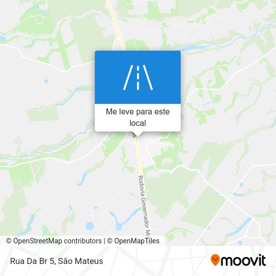 Rua Da Br 5 mapa